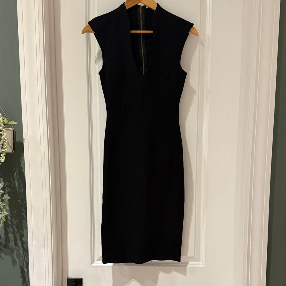 Maitai Elegant Black Mini Dress